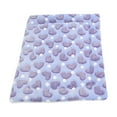 thumbnail image 1 of ajkijo Pet Warming Pad Thickened Cotton Coral Fleece Mat for Cats and Dogs, Self Heating, Soft, Noiseless, Machine Washable, Suitable for Kittens, Puppies, Elderly, Arthritic Pets Purple, 1 of 6