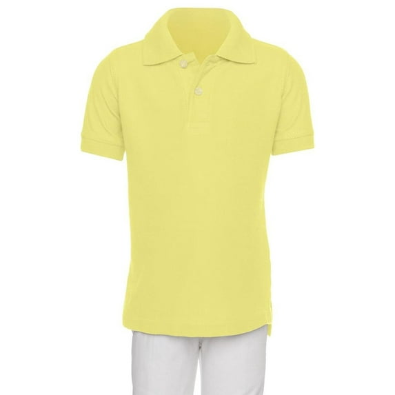 aka Boys Short Sleeve Pique Polo Shirt