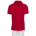 thumbnail image 1 of aka Boys Short Sleeve Pique Polo Shirt, 1 of 2