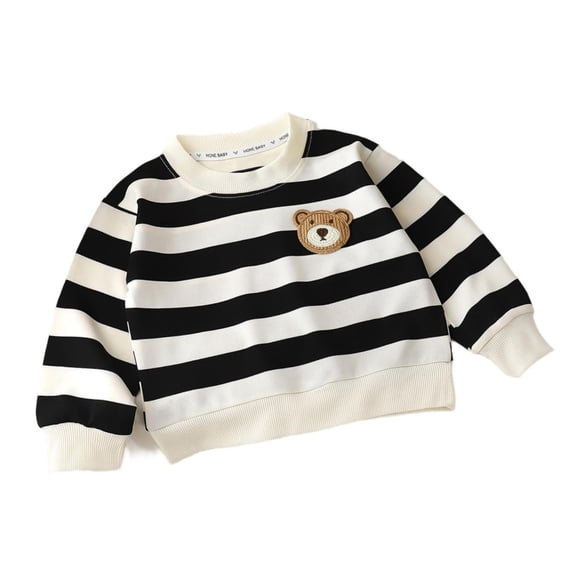 akafmk Girls Long Sleeve Shirts Ruffle Crew Neck Sweatshirt Pullover Embroidery Warm Base Layer Tops Fall Winter Clothes, 0-13Y