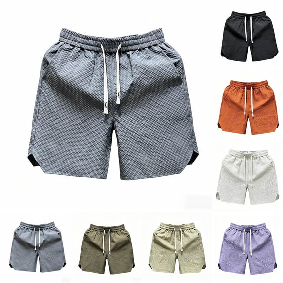 akafmk Summer Mens Mesh Shorts Breathable Double Layer Fast Dry Basketball Sports Running Shorts