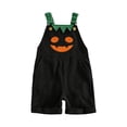 thumbnail image 1 of akafmk Toddler Corduroy Overalls Boys Girls Overall Shorts Adjustable Strap Halloween Fall Winter One Piece Romper with Pockets, Size 2-3 Years, 1 of 7