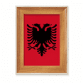 thumbnail image 1 of albania national flag eu country desktop wooden photo frame display picture art painting multiple sets, 1 of 4