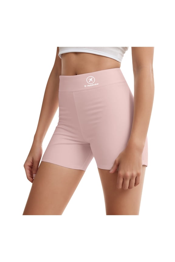 Girls Athletic Shorts Kids Workout High Waisted Volleyball Shorts Yoga Dance Gymnastics Shorts(Pink,12-13 Years)