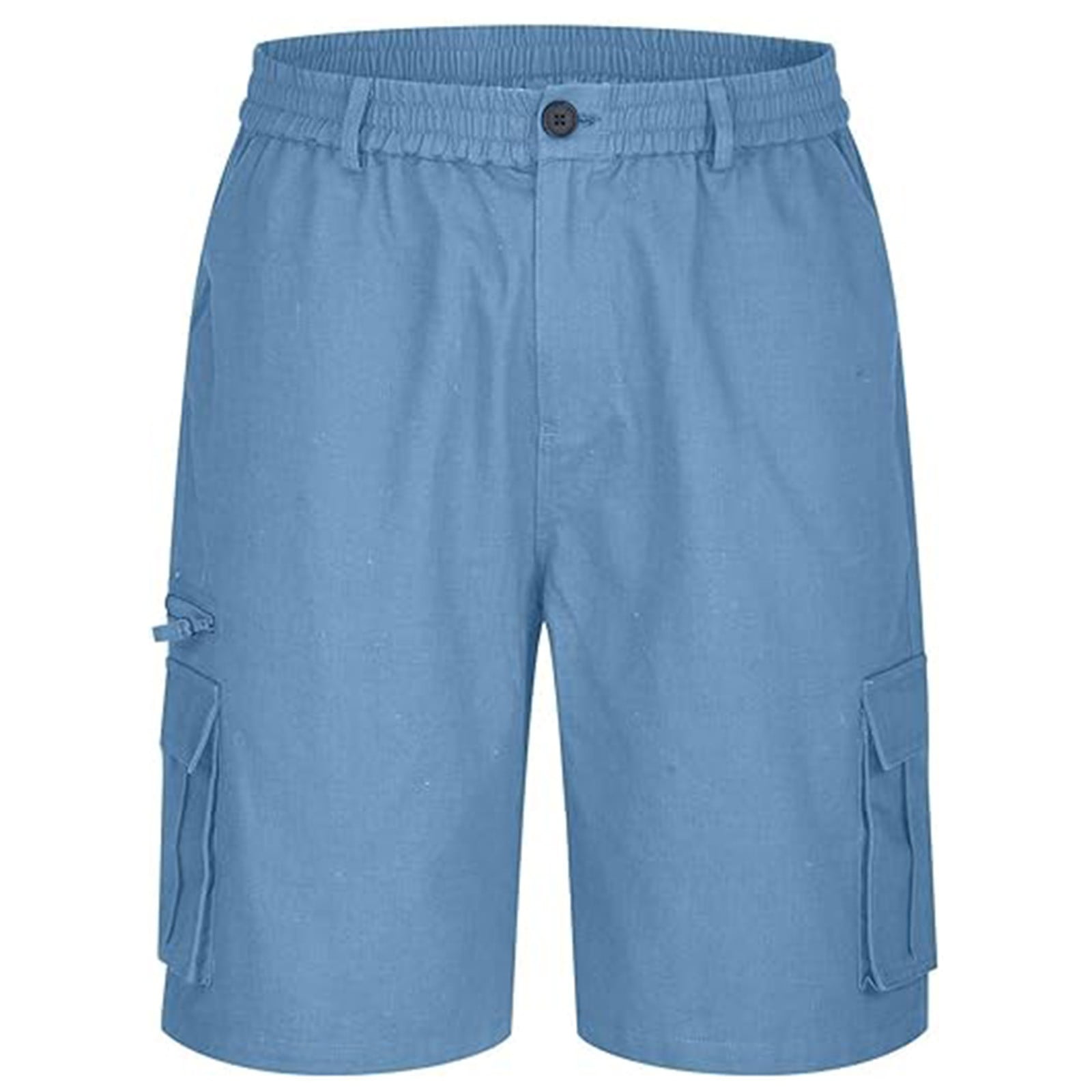 Men's Camo 1 Quarter Length Cargo Shorts with Drawstring Waist & Side Pocket – Casual Summer Wear main image 0