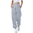 alcepopk Womens Sweatpants Cargo Joggers Baggy Sweat Fall Pants