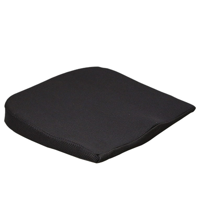 ALEXTREME Comfortable Car Seat Cushion Wedge Pad with Non-Slip Bottom for Car Office Home New Household Supplies, Size: 39, Black