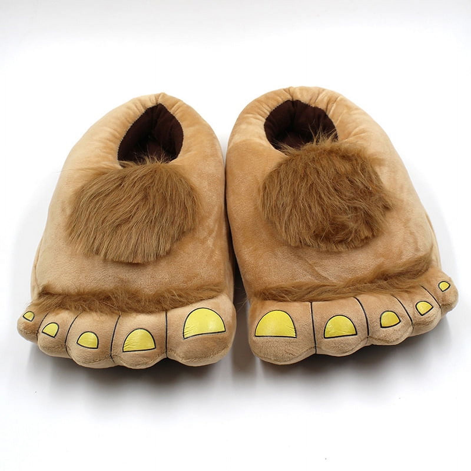 Big Hairy Hobbit Feet Slippers - Funny Outfits