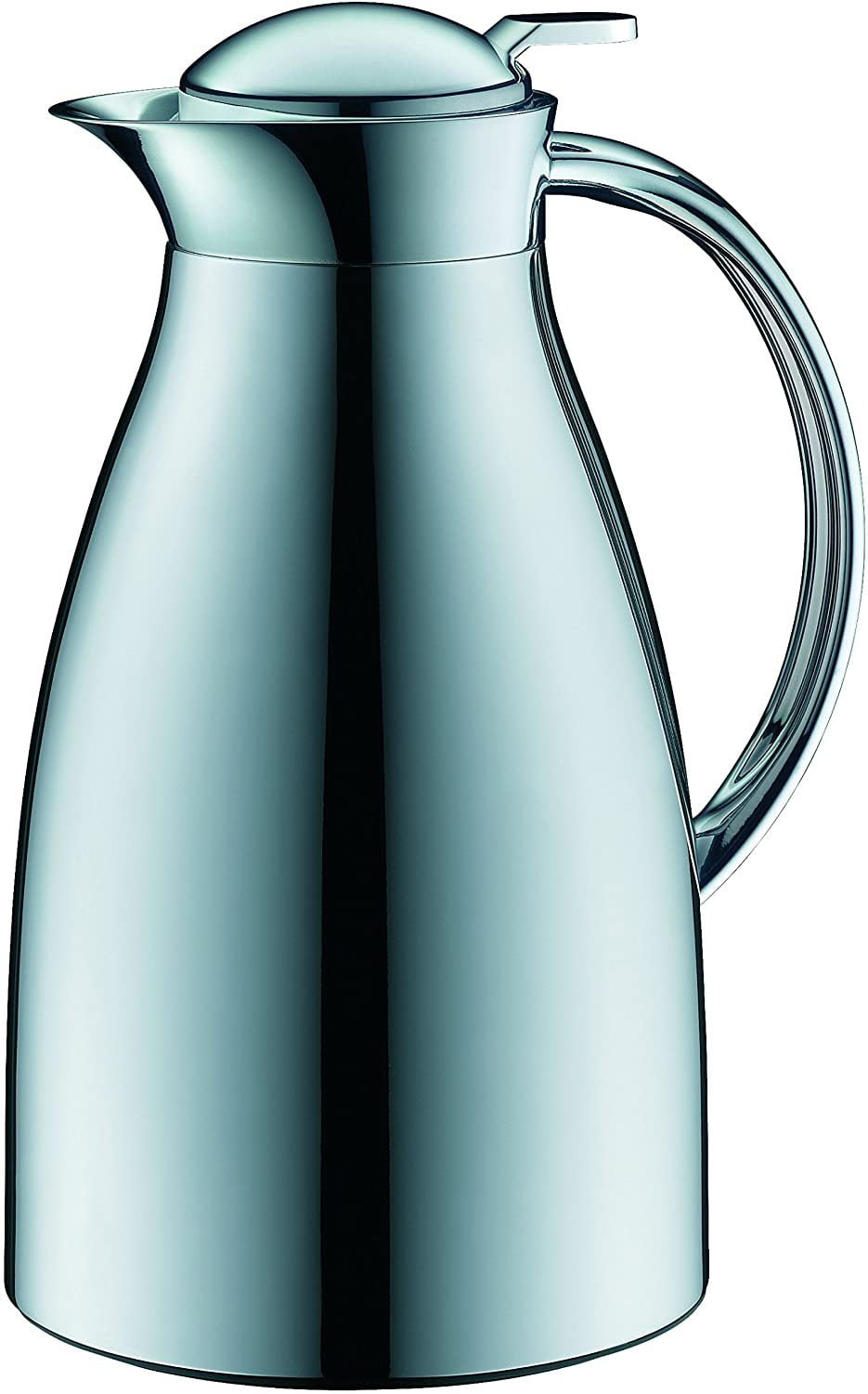 Alfi Opal Glass Vacuum Lacquered Chrome Plated Brass Thermal Carafe fo –  Caffeinequip