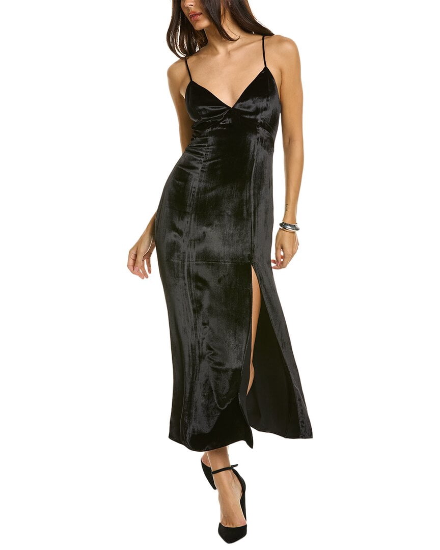 alice and olivia black slip dress Mac Duggal - Black Sheer Long Sleeve Embellished Mini Dress main image 0