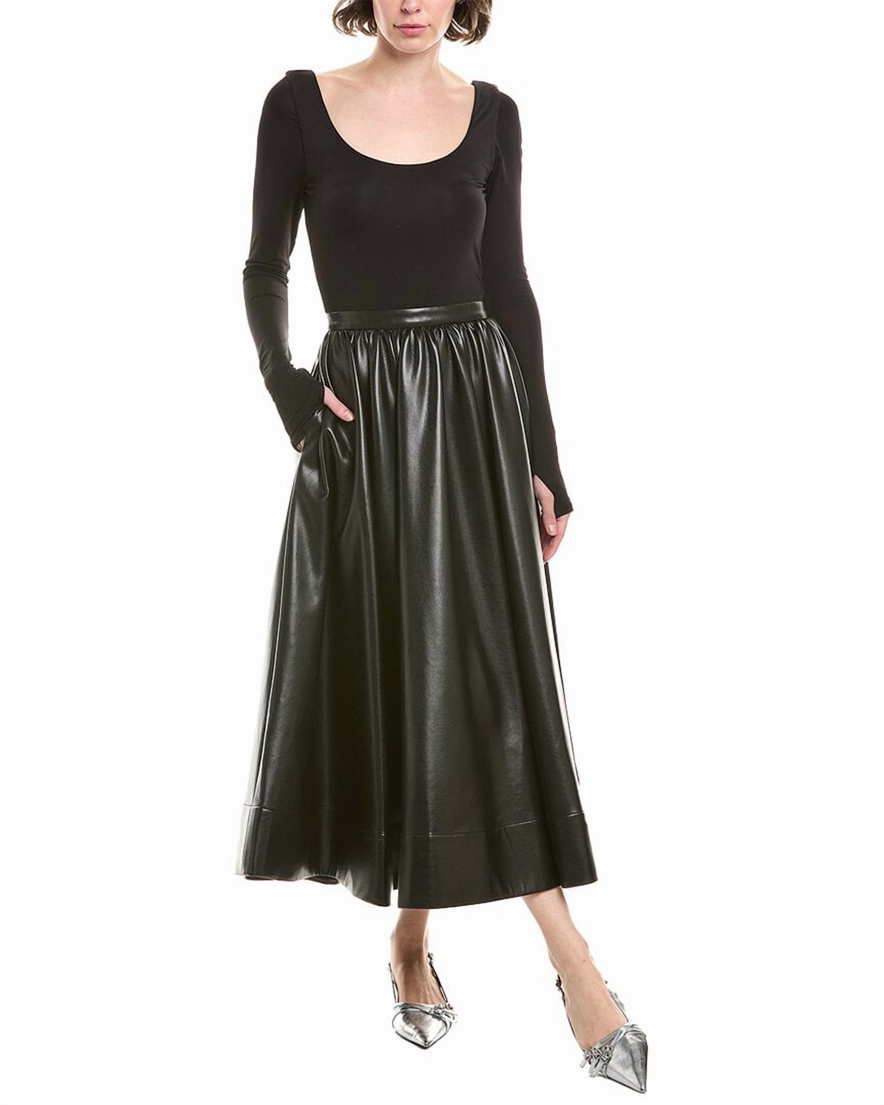 alice + olivia womens Chara Scoop Neck Midi Dress, 14, Black - Walmart.com
