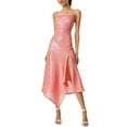 thumbnail image 1 of alice + olivia womens  Harmony Sequin Asymmetrical Dress, 14, Red, 1 of 2