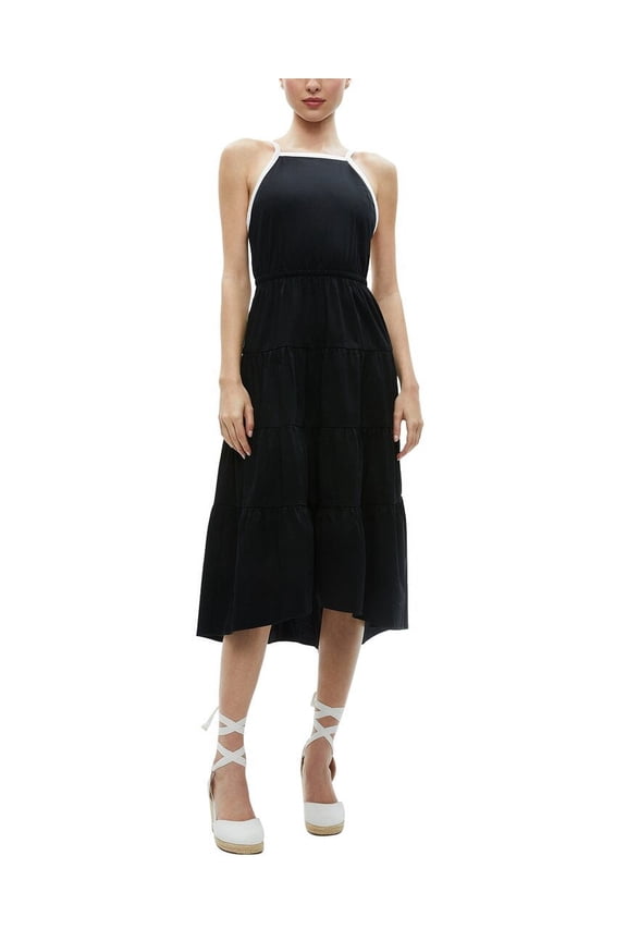 womens Hartley Gathered Midi Dress, 8