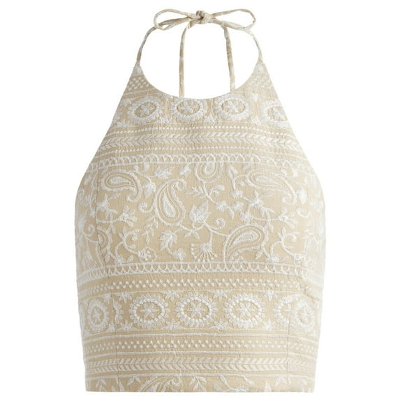 alice + olivia womens Jaymee Crop Top, 12