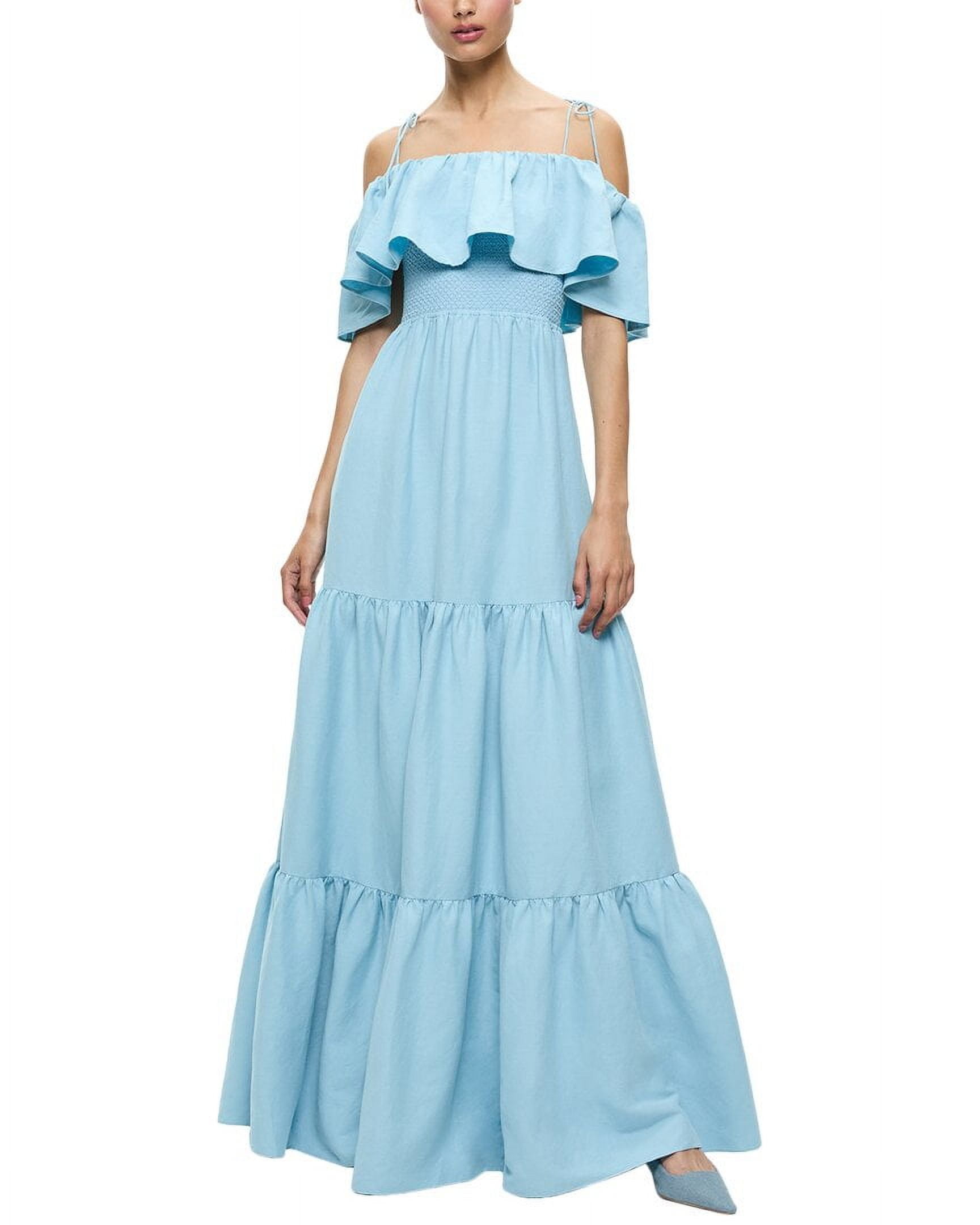 alice + olivia womens Kia Off Shoulder Tiered Linen-Blend Midi Dress, 0 - Walmart Business Supplies alice + olivia womens Kia Off Shoulder Tiered Linen-Blend Midi Dress, 0 - Walmart Business Supplies