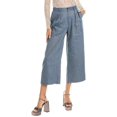 thumbnail image 1 of alice + olivia womens  Pompey Linen-Blend Gaucho, 0, Grey, 1 of 3