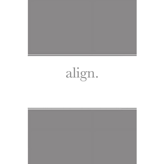 alignment journal, (Paperback)