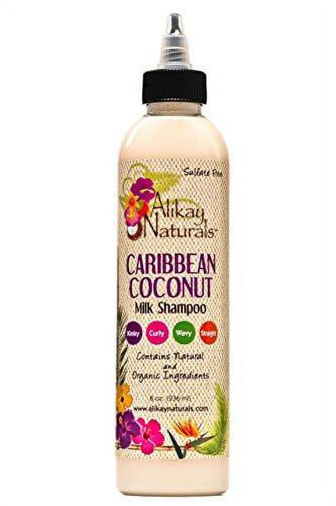 alikay naturals caribbean coconut milk shampoo 8oz