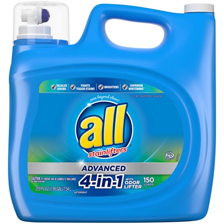 all Advanced 4-in-1, 150 loads, 255 Ounce