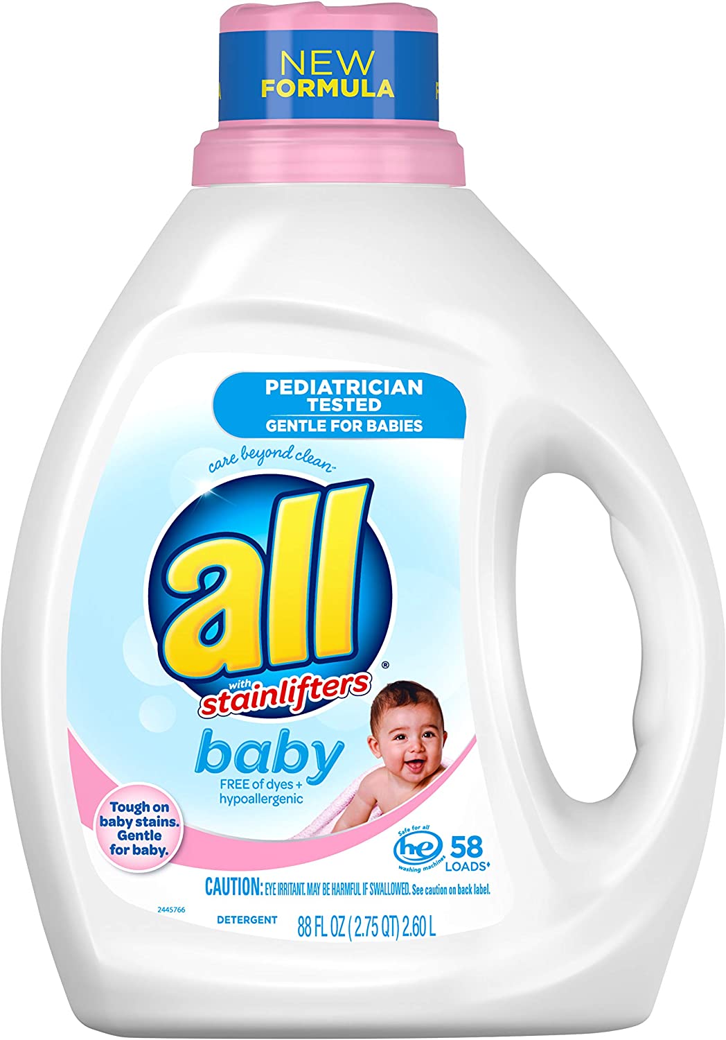 Arm & Hammer Baby, 77 Loads Liquid Laundry Detergent, 100.5 fl oz