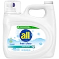 thumbnail image 1 of all Free Clear Liquid Laundry Detergent, Odor Relief, 118 oz, 79 Loads, 1 of 13