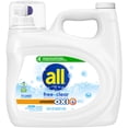 thumbnail image 1 of all Free Clear Liquid Laundry Detergent, Oxi, 118 oz, 79 Loads, 1 of 14