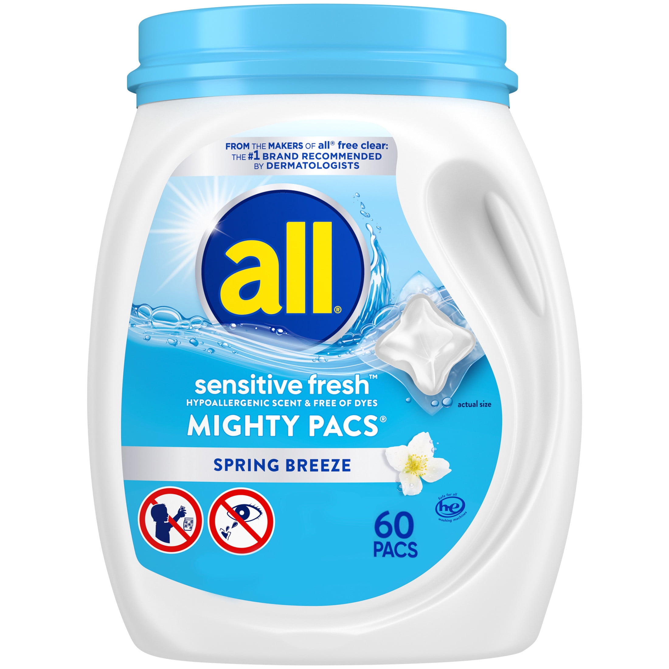 All - Brandclub - all Sensitive Fresh Mighty Pacs Laundry