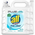 thumbnail image 1 of all Liquid Laundry Detergent, Free Clear for Sensitive Skin, (Free Clear, 237 Fluid Ounces), 1 of 3