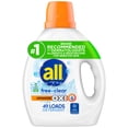 thumbnail image 1 of all Free Clear Liquid Laundry Detergent, Oxi, 73oz, 49 Loads, 1 of 14