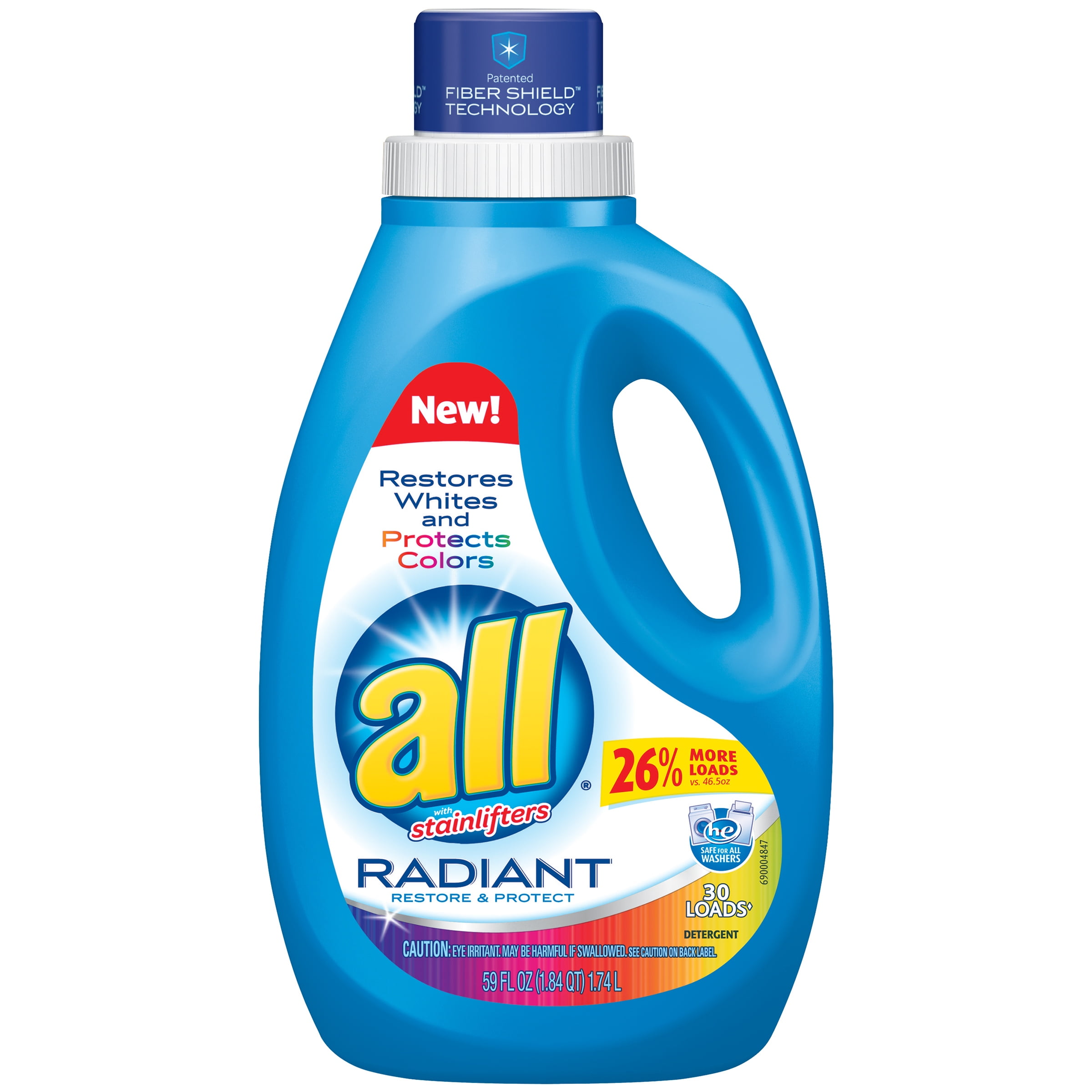 all® Radiant Laundry Detergent 59 fl. oz. Bottle
