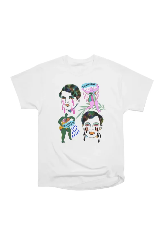 all gender Nikki de Saint Phalle She Loves Me T-Shirt Tee Gift For Him Merch For Her Appar