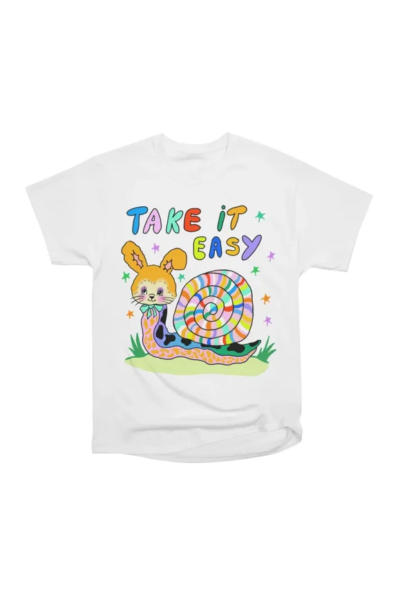 all gender Take it easy T-Shirt Tee Gift For Him Merch For Her Apparel For Friend 1