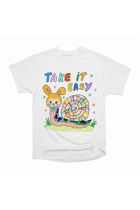 all gender Take it easy T-Shirt Tee Gift For Him Merch For Her Apparel For Friend 1