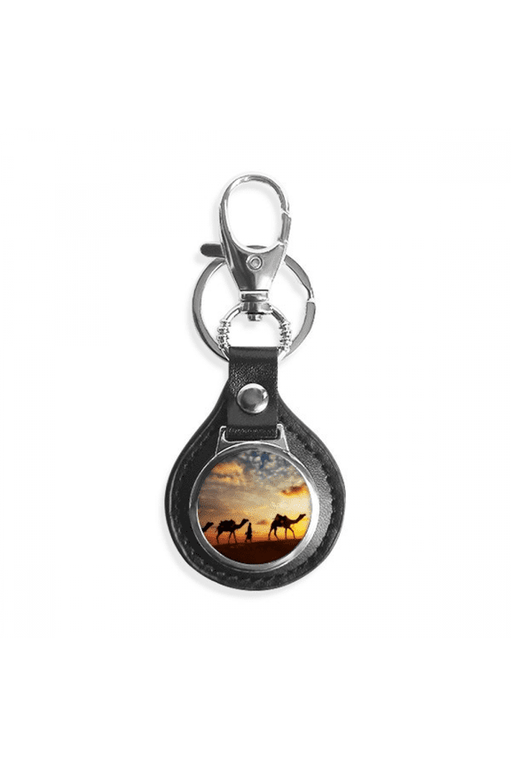 all the way to the silk road camel desert key link chain keyholder finder hook metal