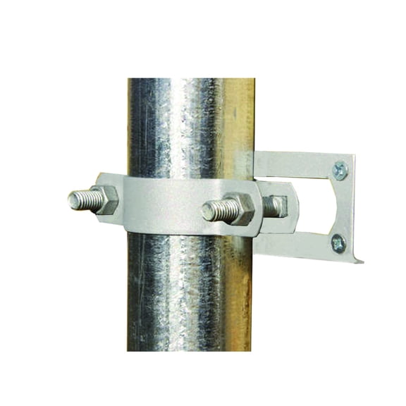 allFENZ Adjustable Wood Adapter, Galvanized, 2-3/8"