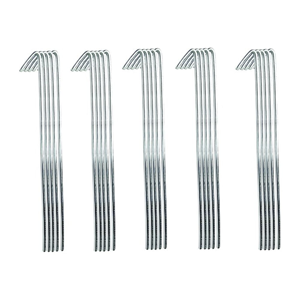 6.5-inch Galvanized Aluminum Chain Link Fence Ties (100-Pack)