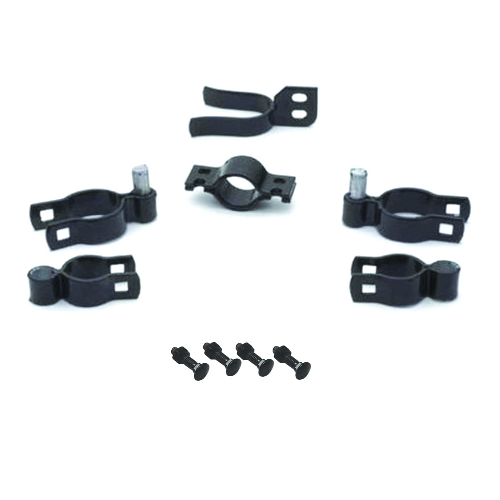allFENZ Walk Gate Kit, Black, 2-3/8"