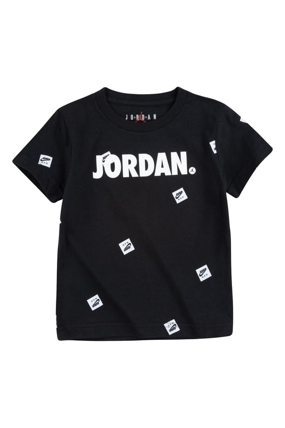 Designer Big Kid Boys Post It Up Graphic Tee,Black,Small