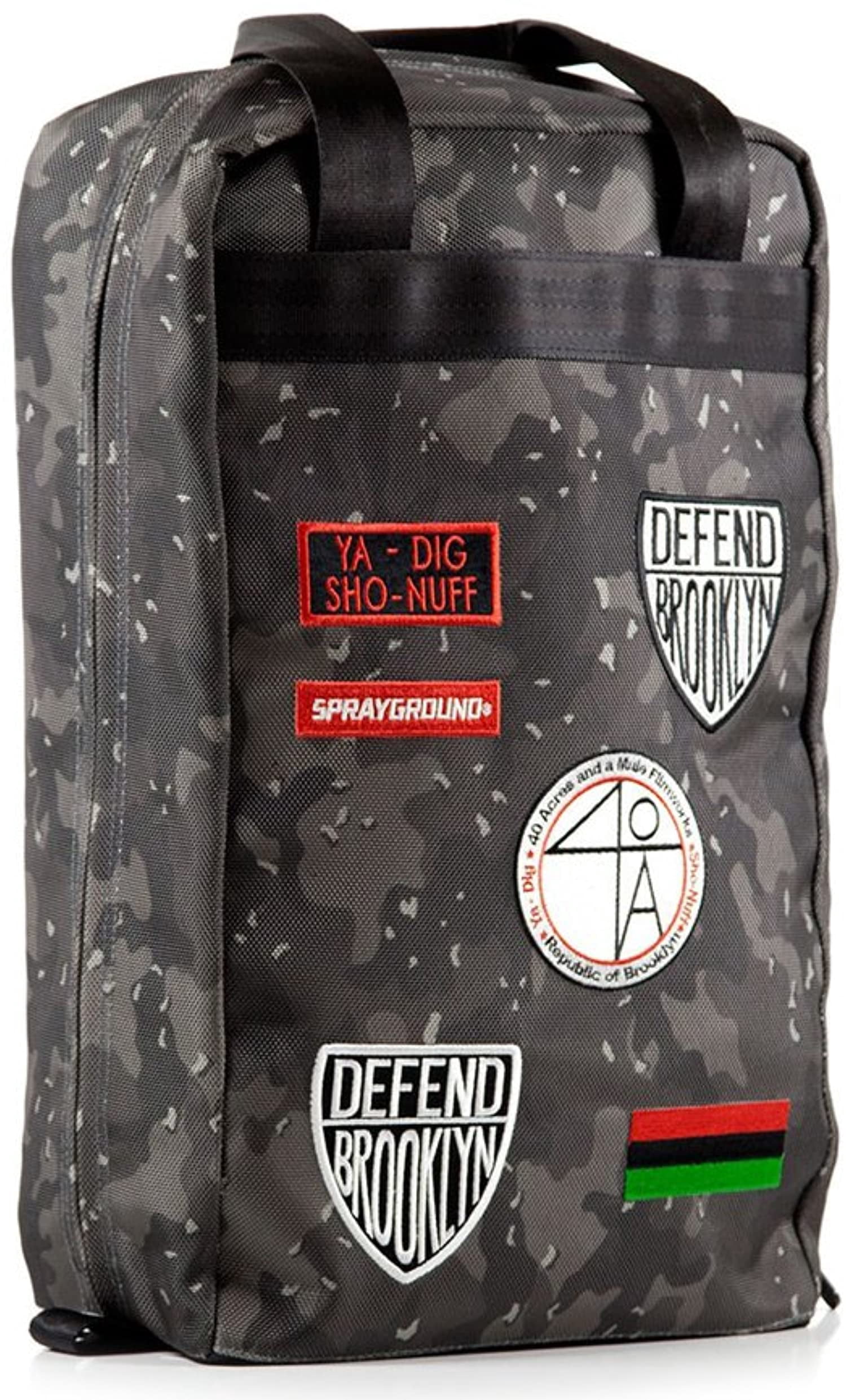 allbrand365 Designer Unisex Spike Lee Patches Backpack Size One 