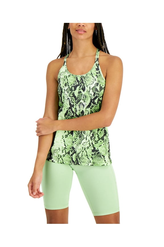 Designer Womens Sandra Snake Strappy Tank Top