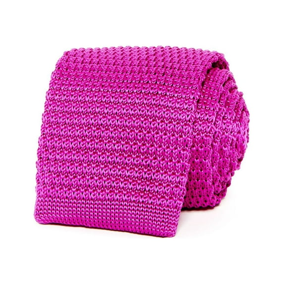 allbrand365 Solid Knit Skinny Tie