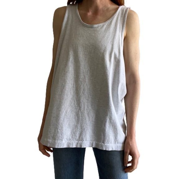 allbrand365 Womens Folt Blank Cotton Tank Top Size Small Color Gray