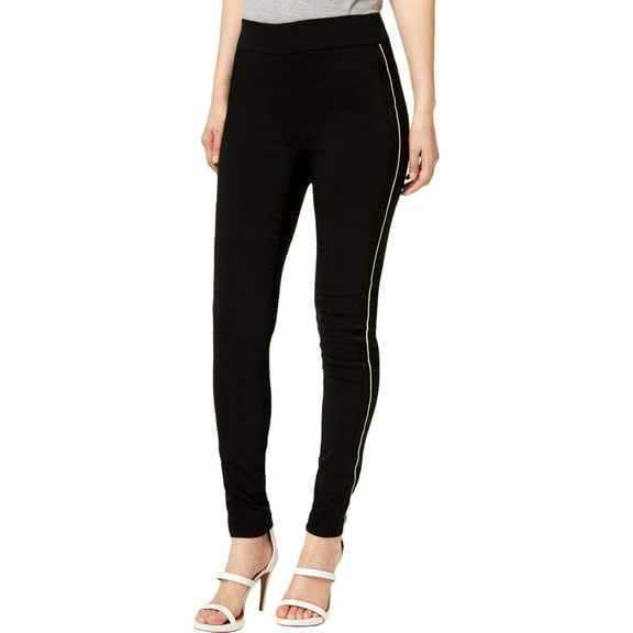 allbrand365 designer INC International Concepts Womens Curvy Satin Contrast Skinny Pants