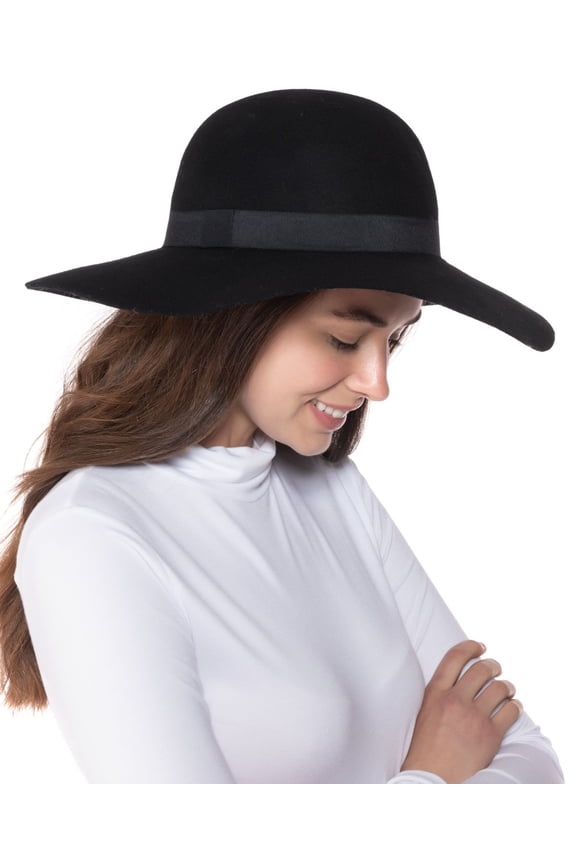 designer INC International Concepts Womens Wool Felt Floppy Hat