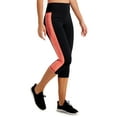 thumbnail image 1 of allbrand365 designer Ideology Womens Colorblocked Cropped Leggings, 1 of 1