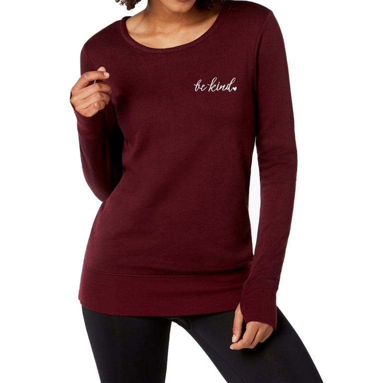 allbrand365 designer Ideology Womens Graphic Strappy Back Sweatshirt 