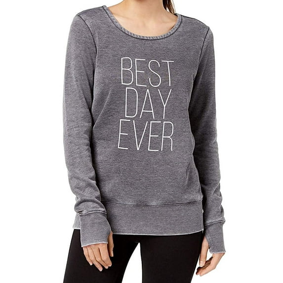 allbrand365 designer Ideology Womens Graphic Strappy Back Sweatshirt