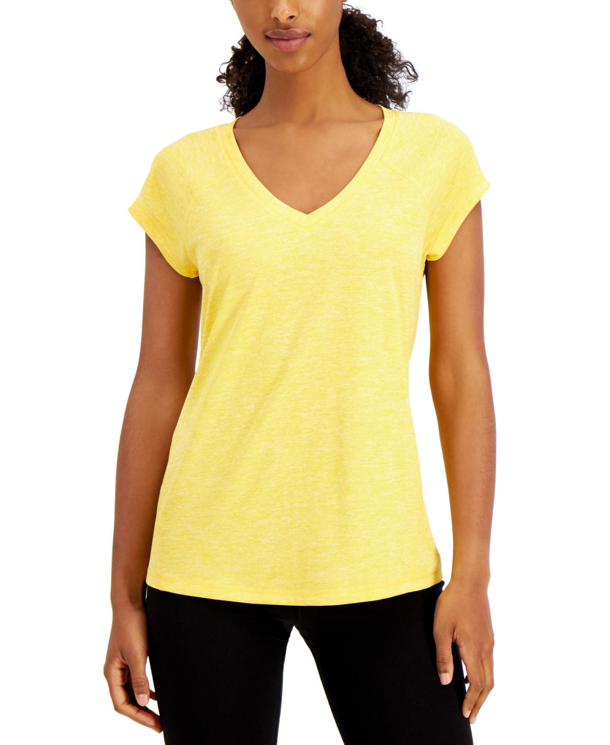 yellow t shirt women's walmart