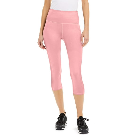 allbrand365 designer Ideology Womens High-Rise Side-Pocket Cropped Leggings