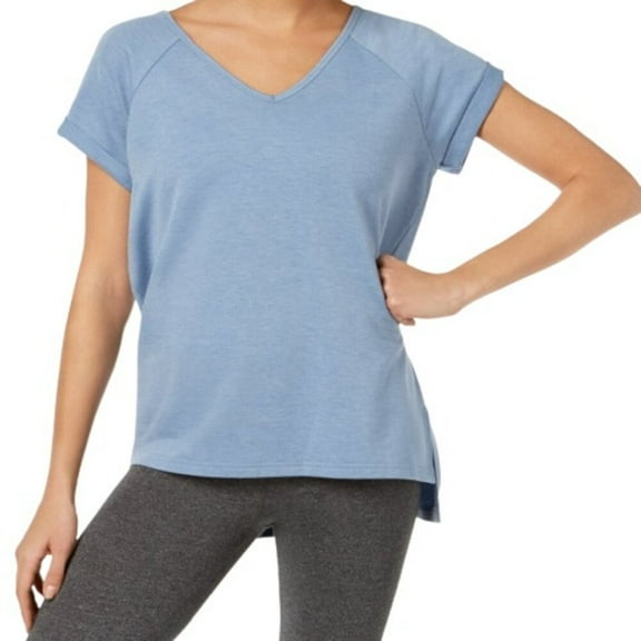 allbrand365 designer Ideology Womens Yogo Shoulder Sleeve V Neck Blouse